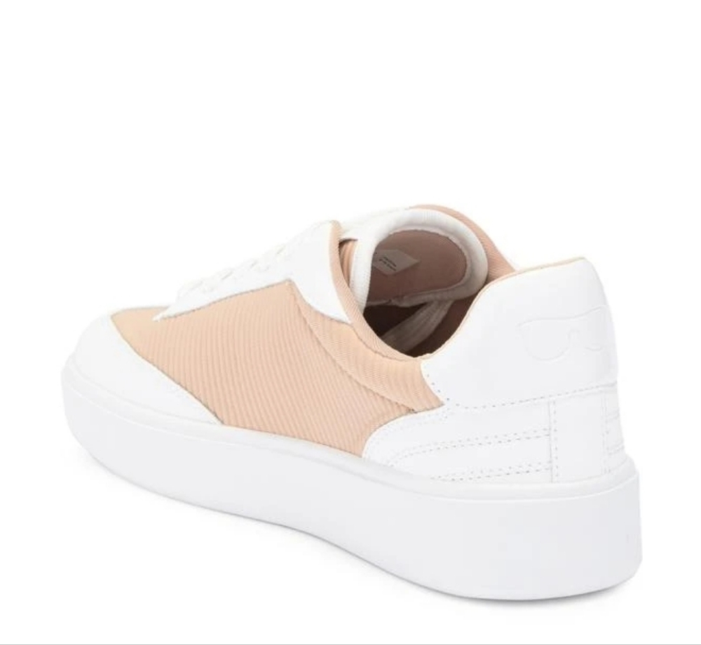Karl Lagerfeld Paris Women’s Shila Platform Beige/ White Sneakers Size 11 - Picture 7 of 10